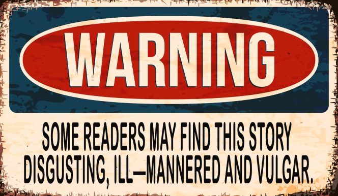 Halloween Warning Sign. Beware Of Vampires. Vector Illustration,